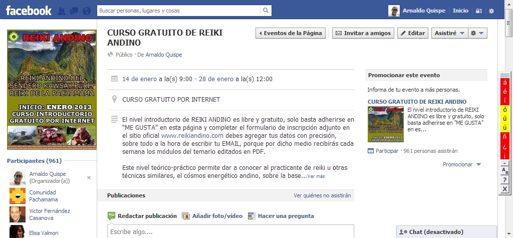 Curso Gratuito Introductorio 2013 en&nbsp;marcha