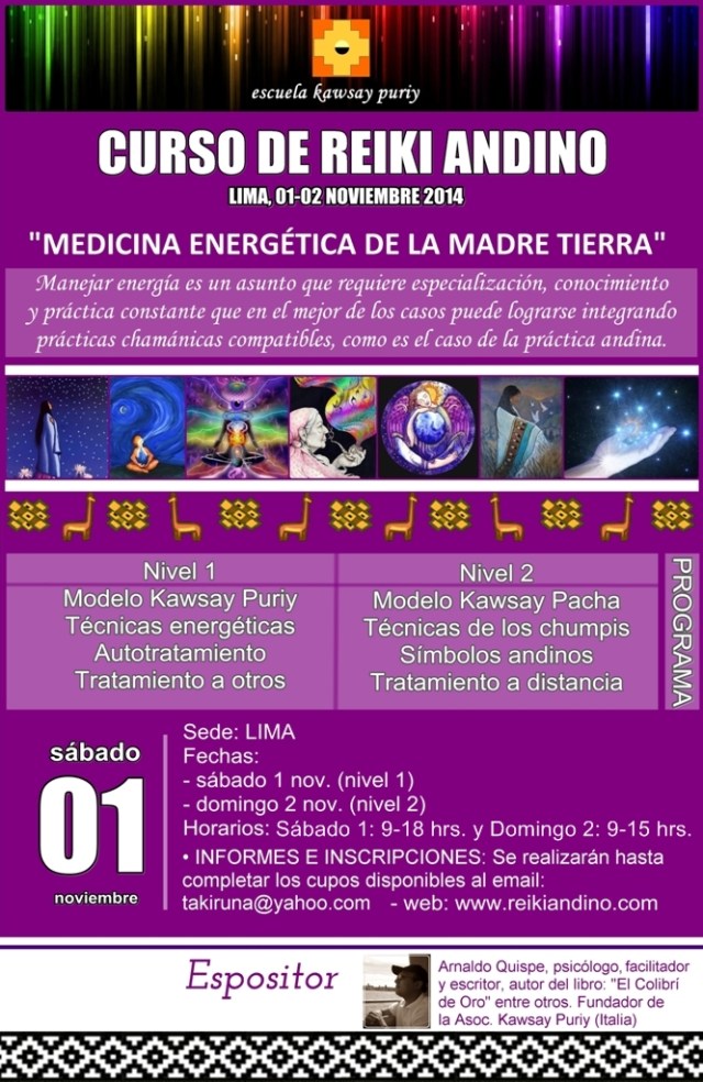 Reiki Andino en&nbsp;Lima