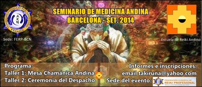 Seminario de medicina andina – BCN&nbsp;2014