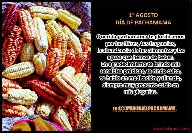 1 de agosto: fiesta de la&nbsp;Pachamama