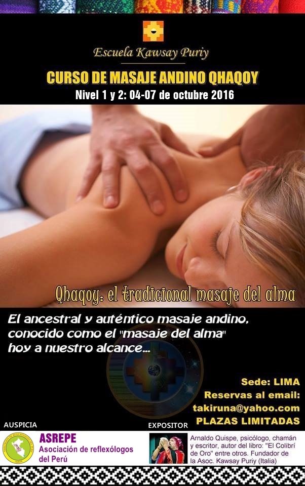 Curso de Masaje Andino Qhaqoy – Octubre&nbsp;2016