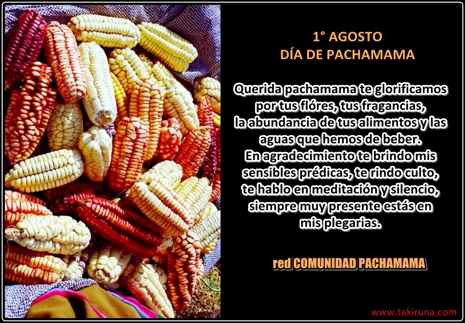 1 de agosto: Fiesta de la&nbsp;Pachamama